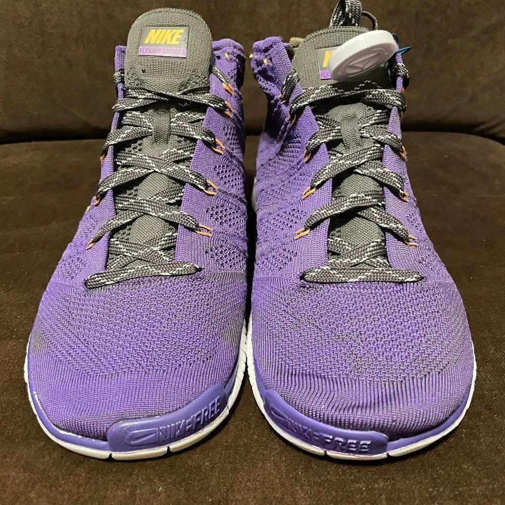 Mint Nike Flyknit Chukka boot sneaker purple mens 11 US 45 EUR rare colorway